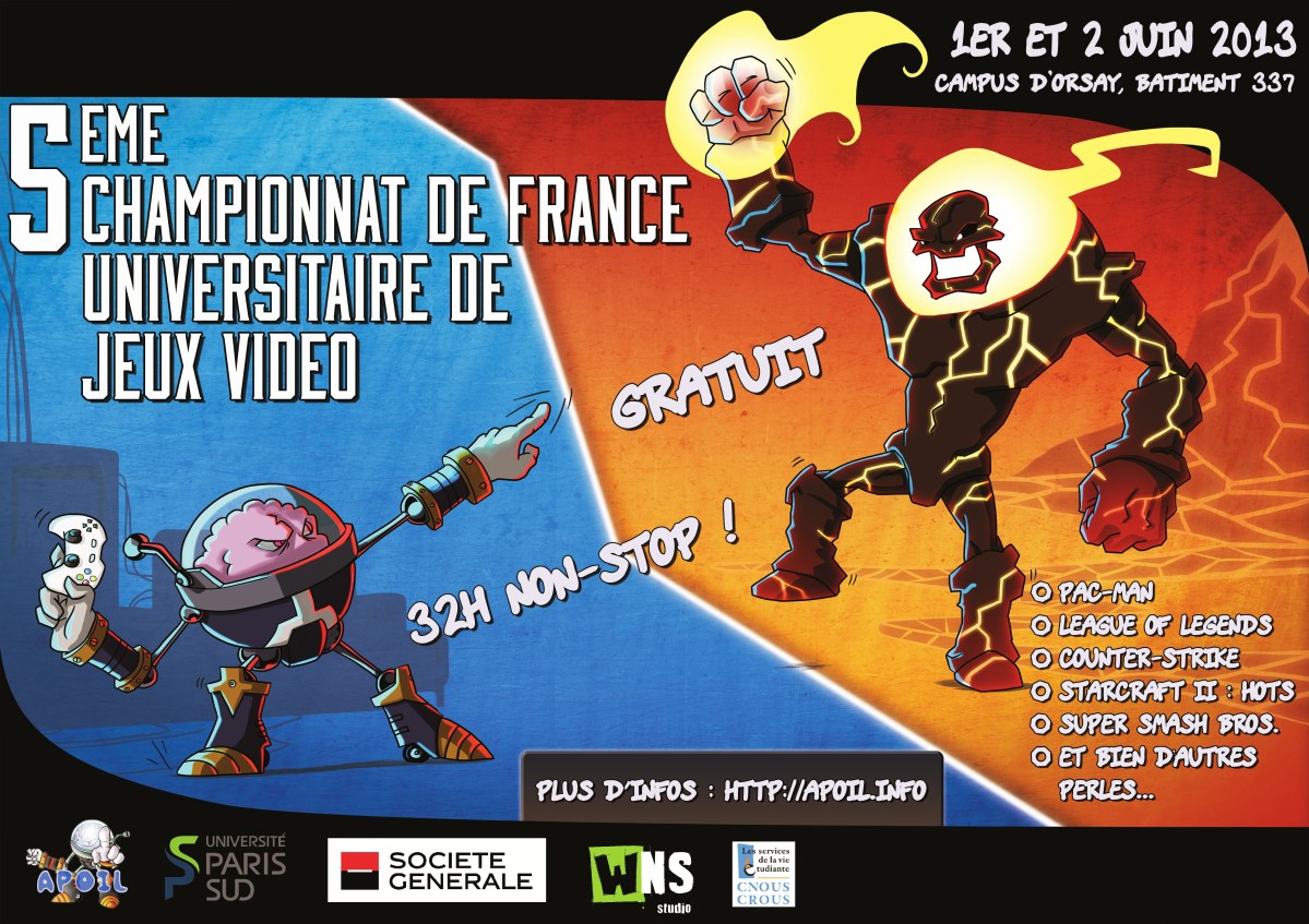 Championnat de France Universitaire de jeux vidéo. – Nouvelles Vagues
